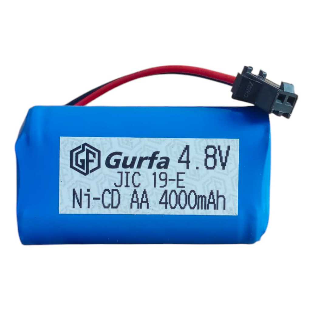 Baterai Mainan Anak MObil RC Tipe 4X JIC 19-E Ni-CD AA 4,8Volt 4000mAh