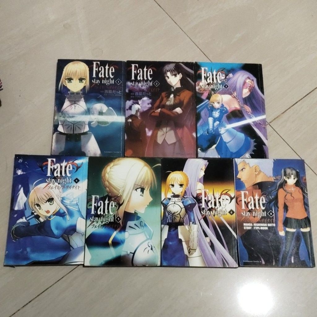 7 KOMIK ORI KOMIK FATE STAY NIGHT NO 1 S/D 8 MINUS NO 7 PENERBIT SHORAI