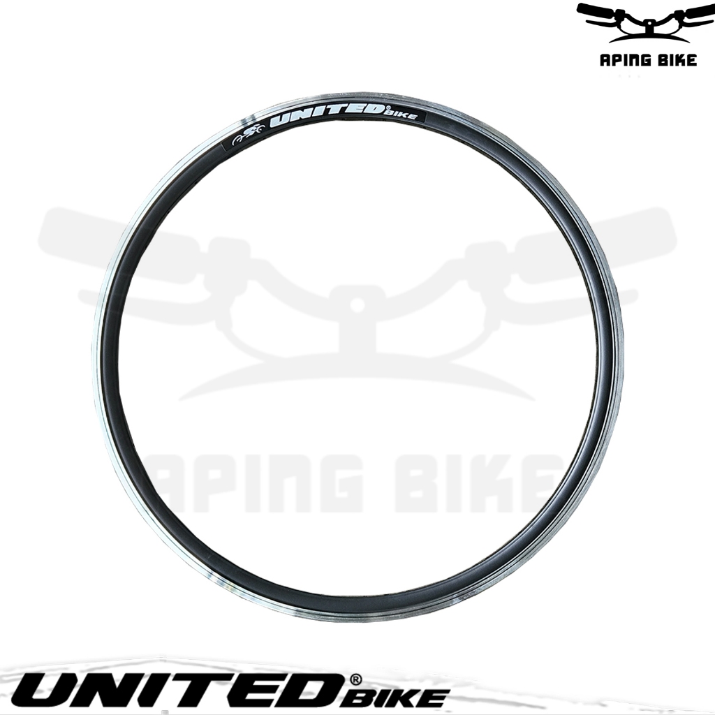 Velg Alloy United 04B 700c Rims untuk Sepeda Fixie Roadbike