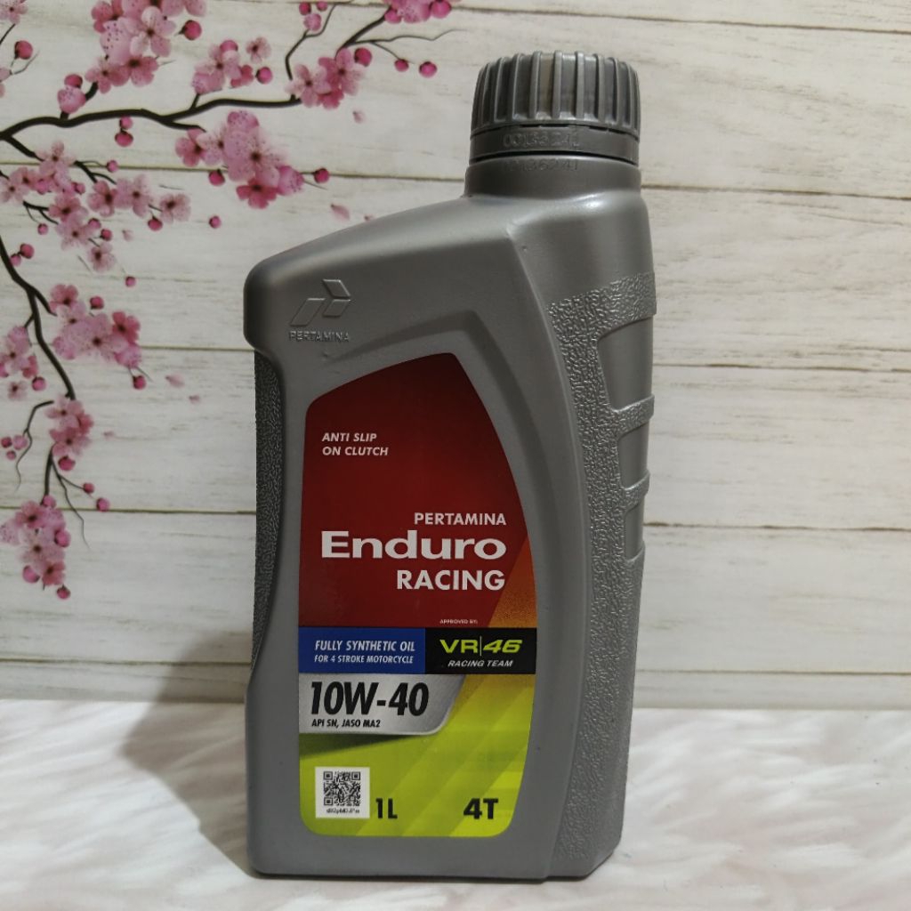 OLI MESIN ENDURO RACING 1 LITER 10W-40 PELUMAS MESIN VIXION , R15, CBR , VERZA SONIC, SATRIA FU, GSX
