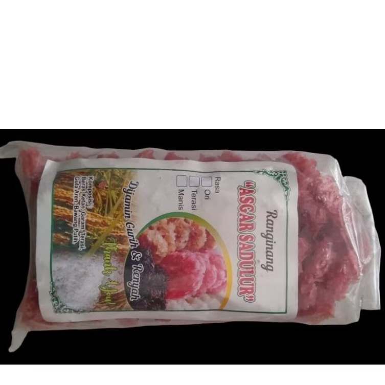 

RENGGINANG TERASI 500 gram