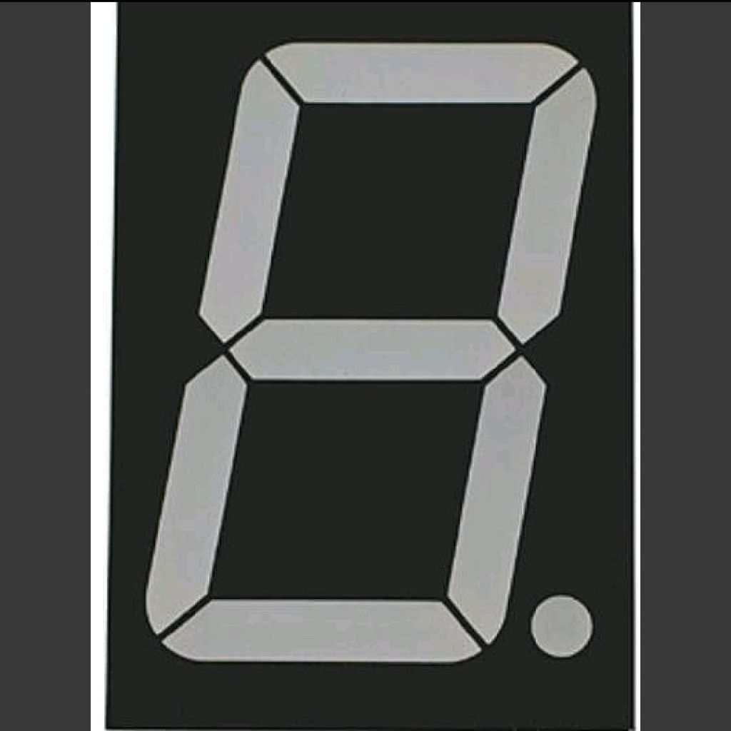 7 Segment 1.5" Seven Segment 1.5 Inch 1.5" Red Commond Anoda Merah CA Red