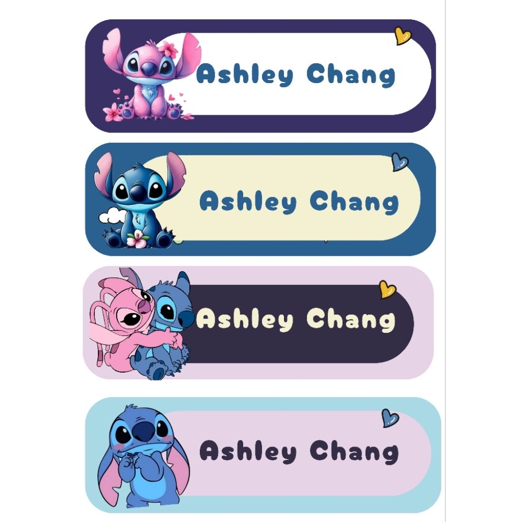 

TERMURAH!!! STITCH LABEL STICKER