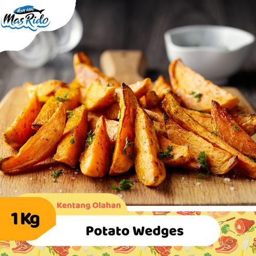 

Kentang Wedges Berbumbu 1kg Potato Seasoned USA Siap Masak