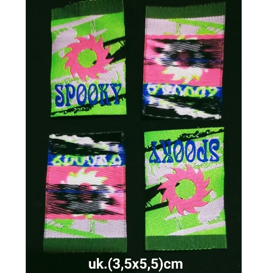 

label merek label (main) tag spooky