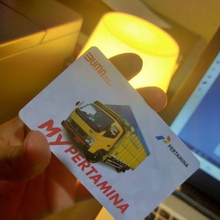 

Cetak Kartu Barcode My Pertamina Bahan PVC Premium