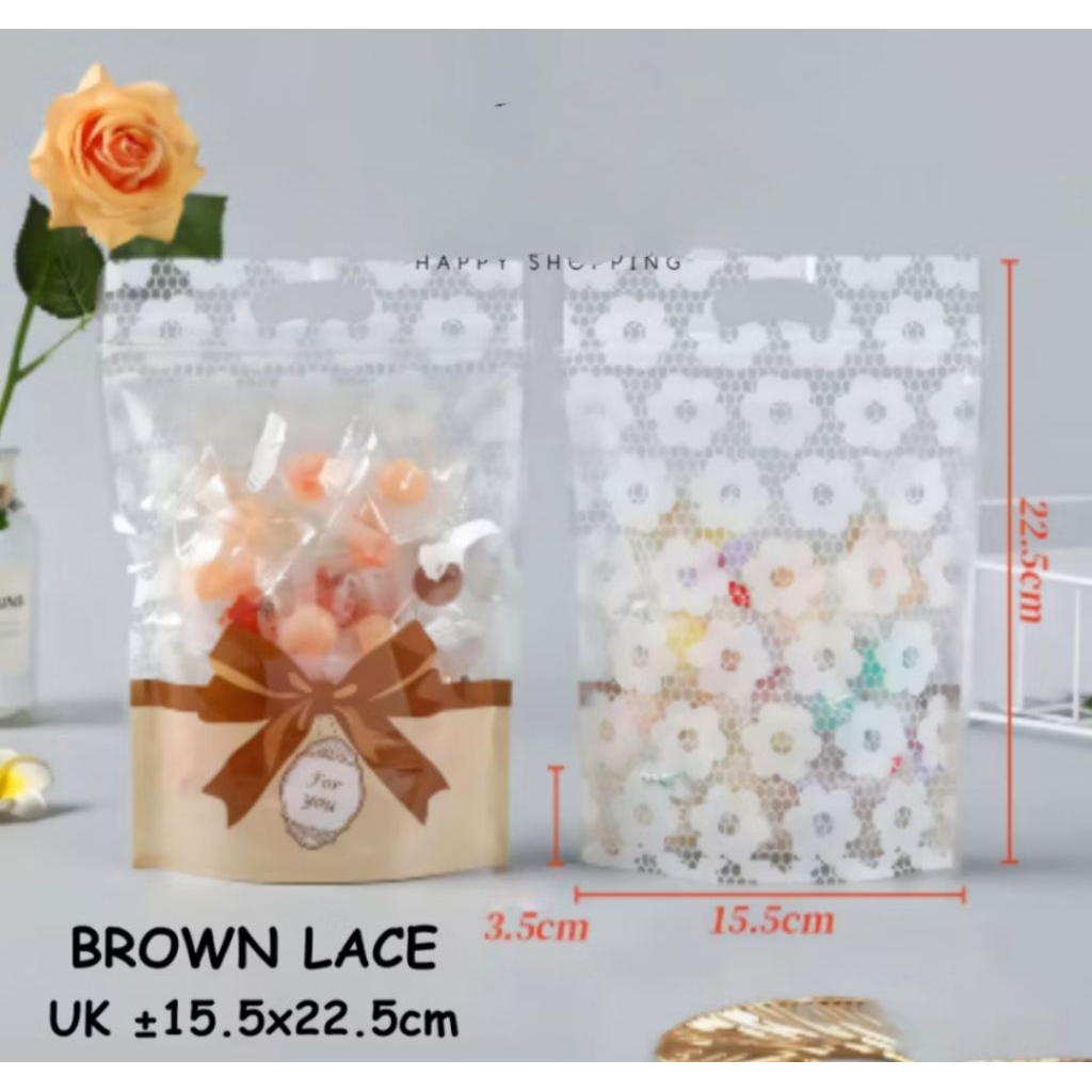 Standing pouch//motif lucu//plastik kemasan//kemasan kue//Noey