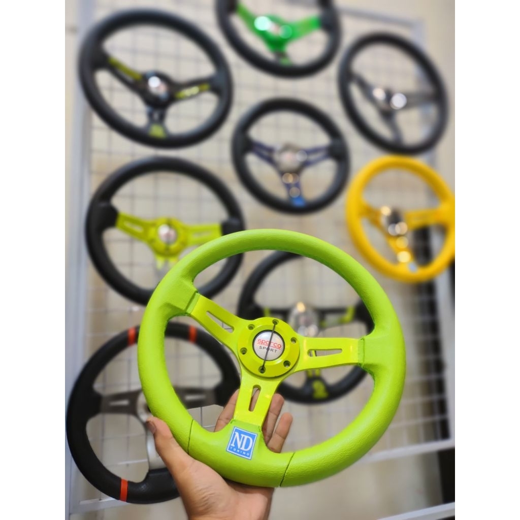 Setir Variasi • Stir Mobil Racing • Stir Universal Cocok untuk mobil/Truk