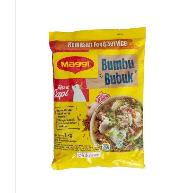 

Maggi Beef Powder 1kg bumbu bubuk rasa sapi sedap nikmat