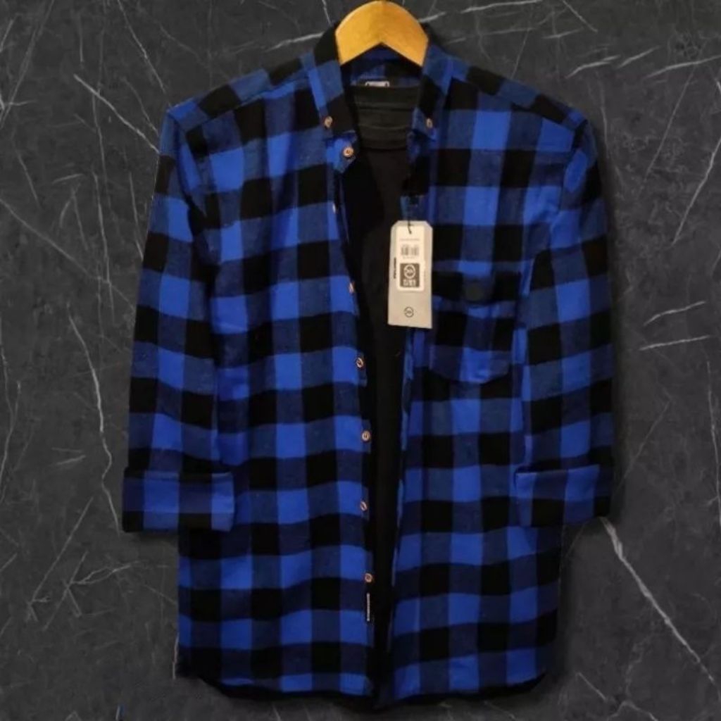 PROMO⚡Kemeja Flanel Pria [MOTIF SULTAN] Lengan Panjang Distro (Ori) Motif Flanel Kotak Kotak / Hem F