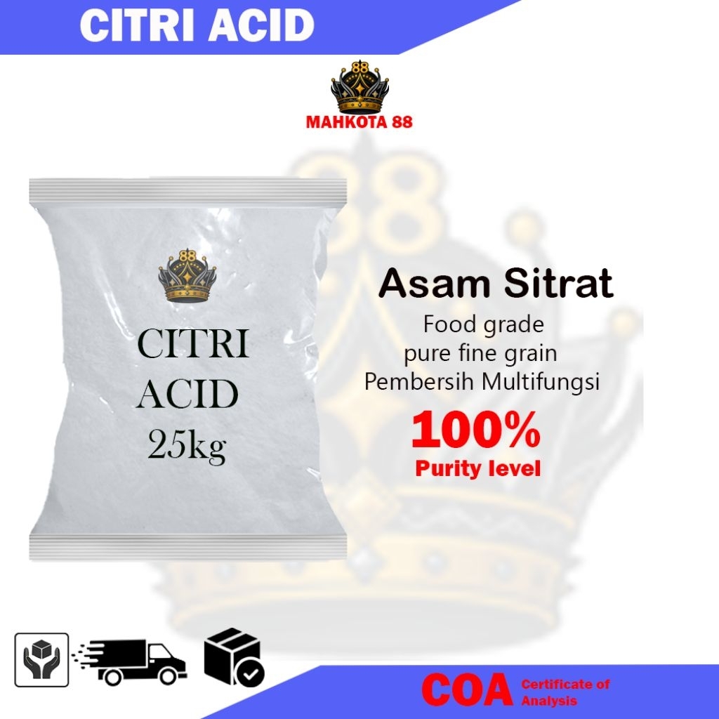Citric Acid 25Kg / Sitrun / Citrun / Asam Sitrat Murah