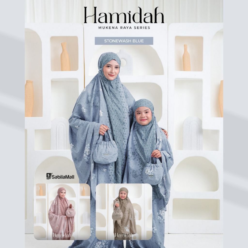 SabilaMall - Mukena Hamidah Ukuran Jumbo dan Standard Premium by Yasmeera