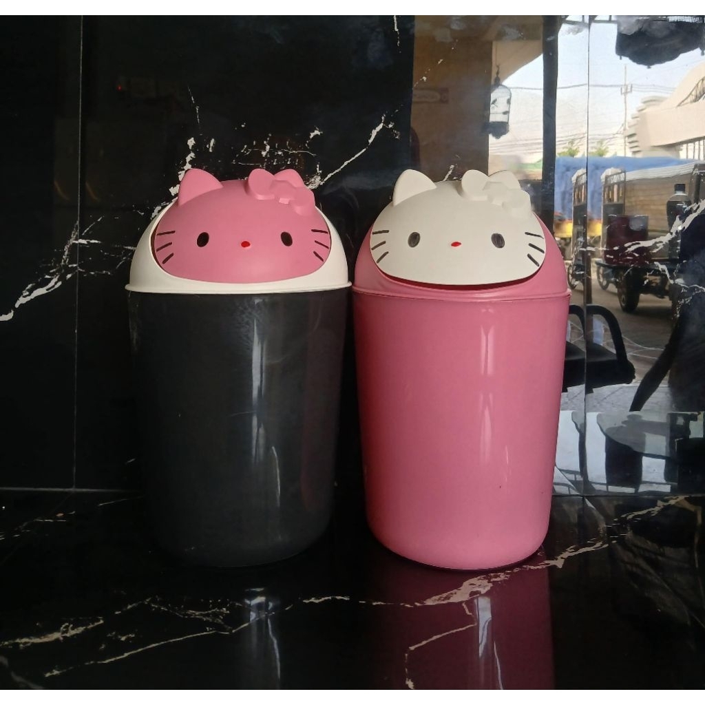 Tempat sampah karakter / Tempat sampah bulat / Tempat sampah