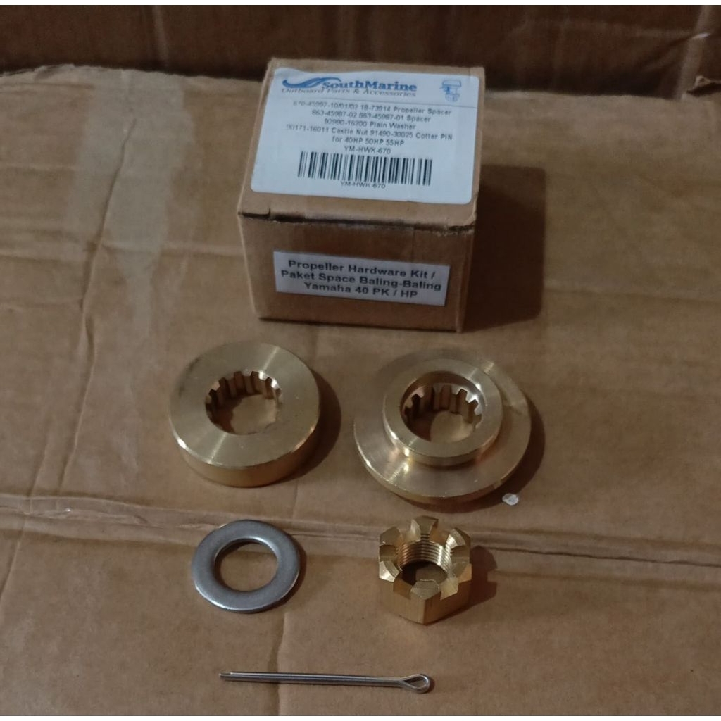 propeller hardware kit/ paket space baling-baling Yamaha 40 PK