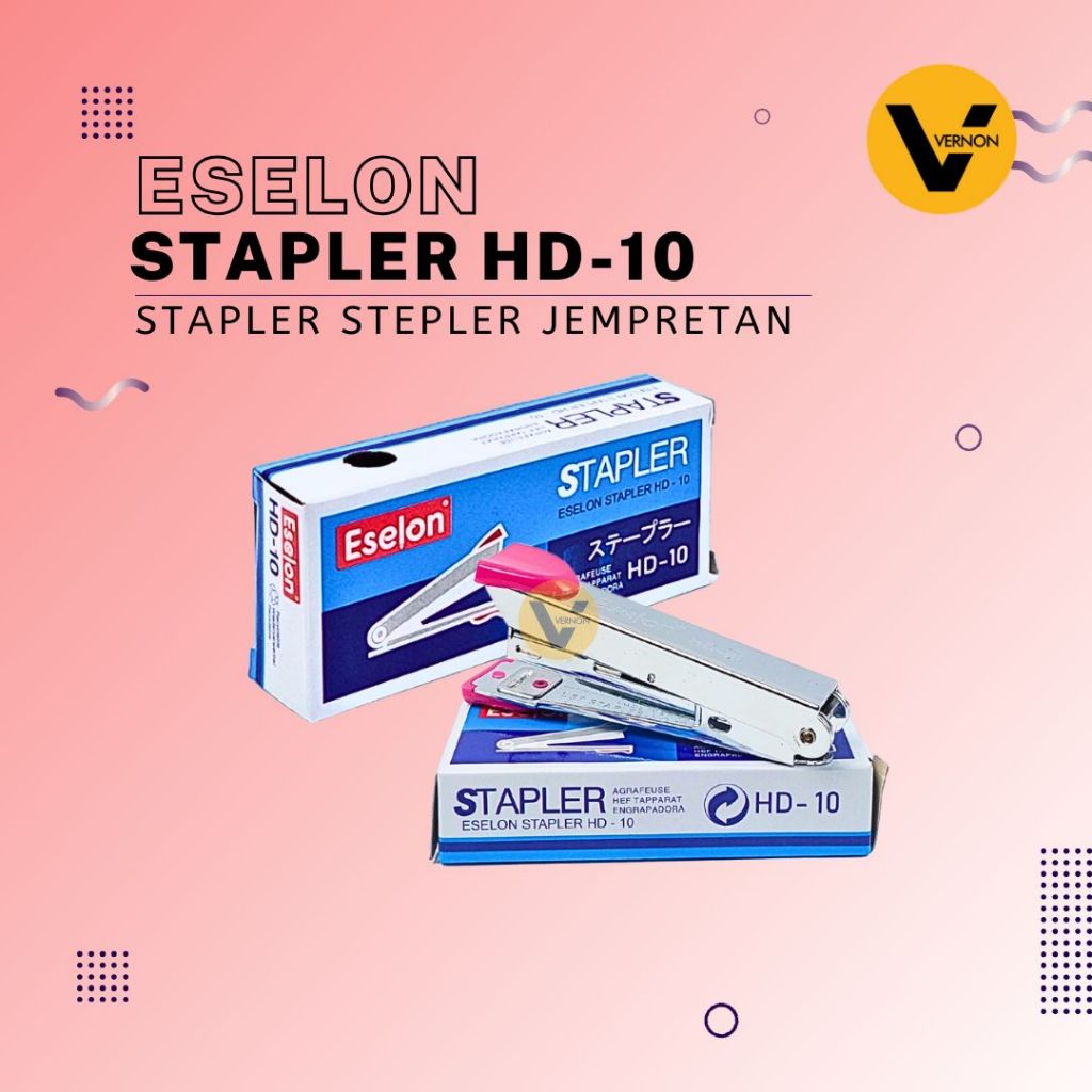 

Stapler Stepler HD-10 Staples Hekter Jepretan Kertas Eselon Stapler HD-10