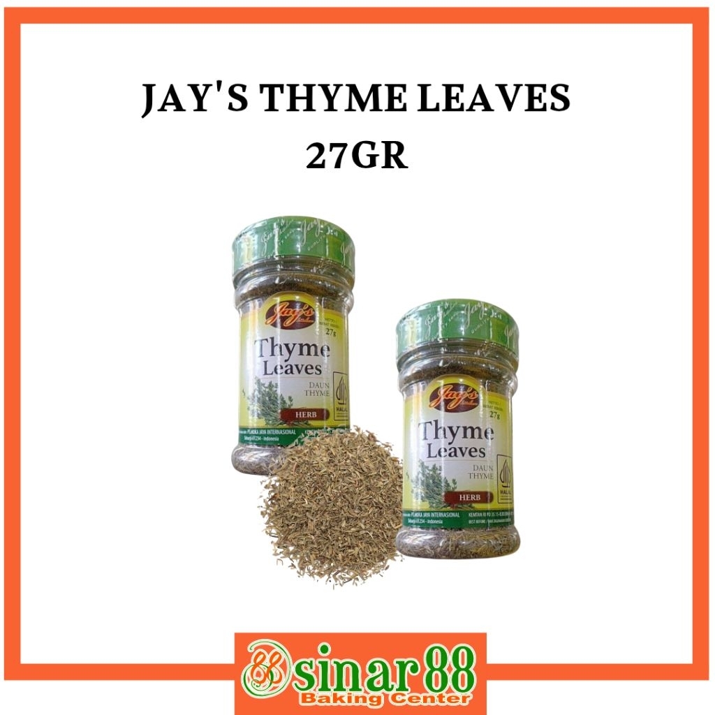 

Jay's Thyme Leaves 27gr