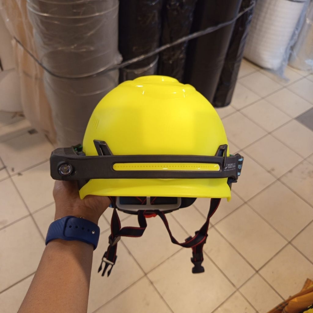 Headlamp Helm Safety / Senter kepala 2 mode / Senter Helm Proyek