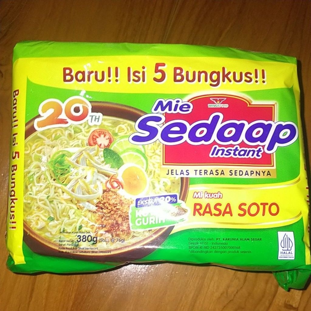 

Mie instan sedap soto isi 5