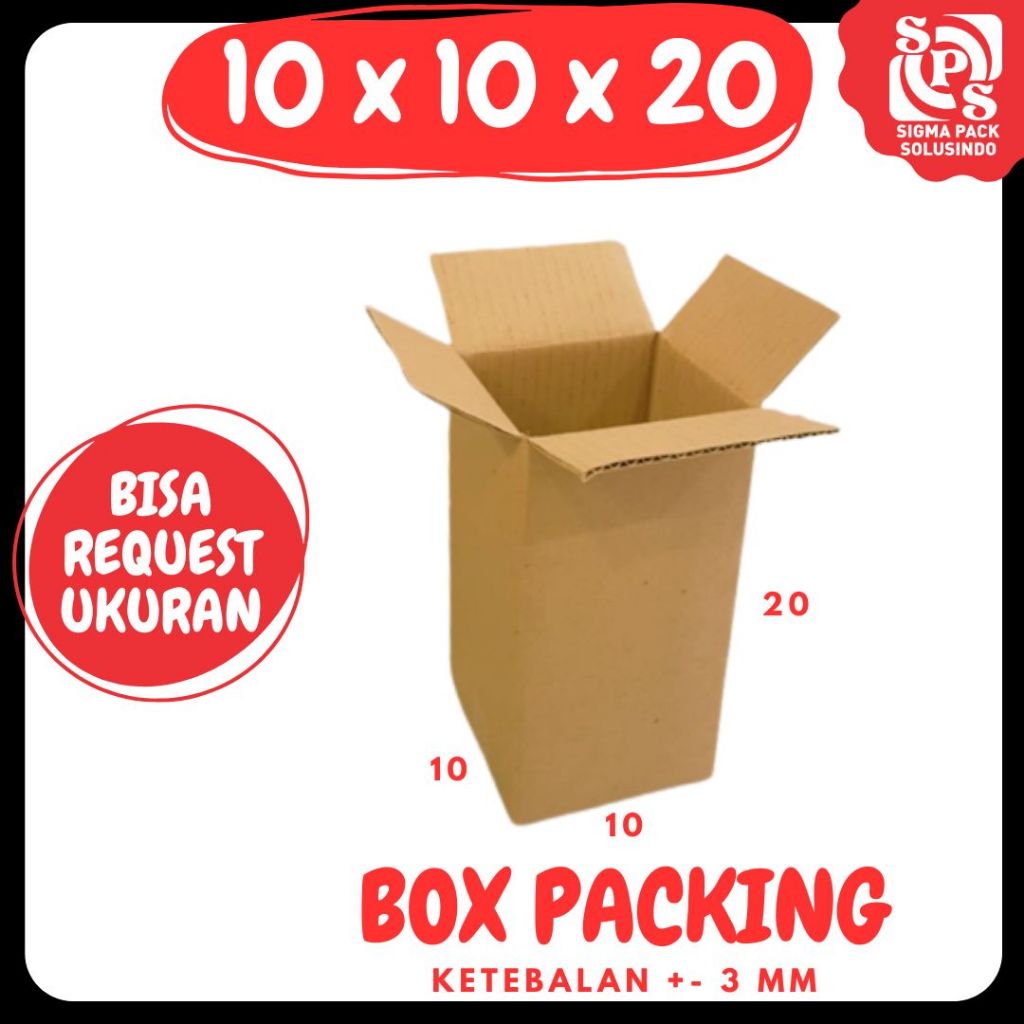 

Kardus 10x10x20 Packing Karton Kotak Kemasan Olshop Tumblr Gelas Mug Dus Souvenir Botol Zigma Shop