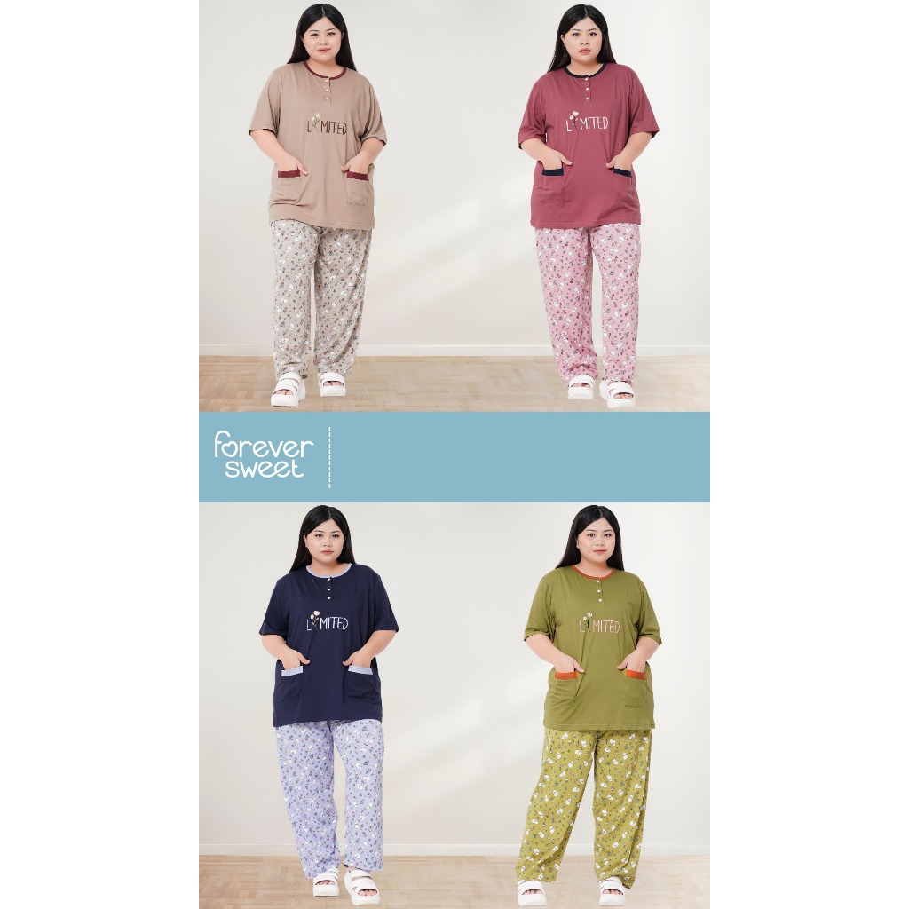 Murah  Baby Doll/ Setelan Jumbo Pendek - Panjang (5Xl ) Forever