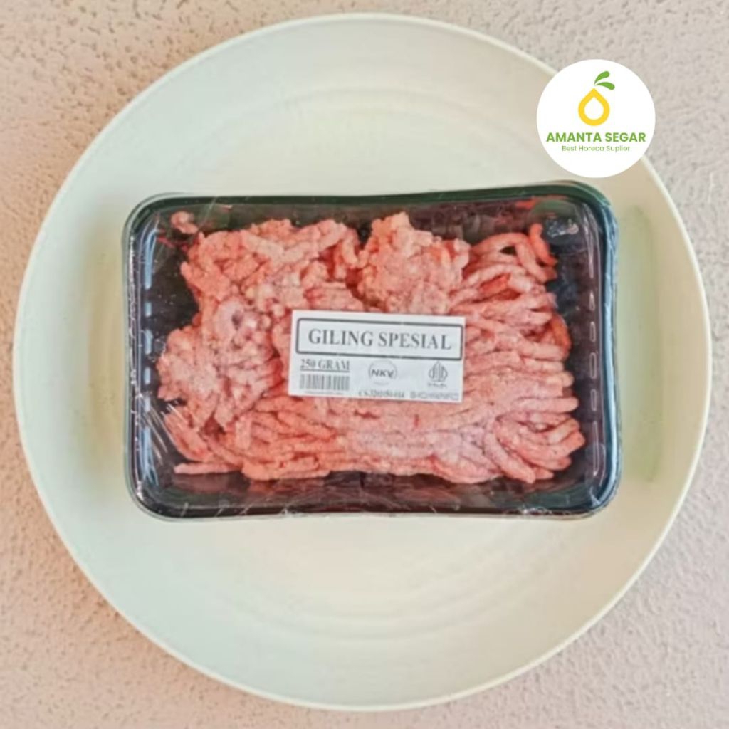 

Amanta Segar Bogor | Daging Sapi Giling Spesial Special Minced Besf Meat 250gr Terlaris