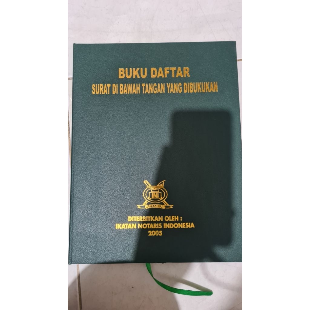 

Buku warmerking atau Buku surat dibawah tangan yg dibukukan