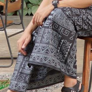 Sarung Bhs Grey Classic Motif Kombina Sarung Original Sutra Full Batik Kain Pekalogan Fashion Muslim