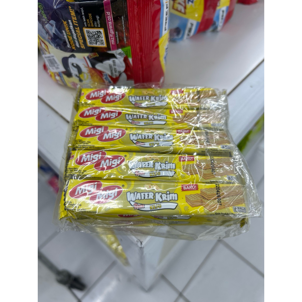 

MIGI MIGI WAFER keju 10gr x 10pcs