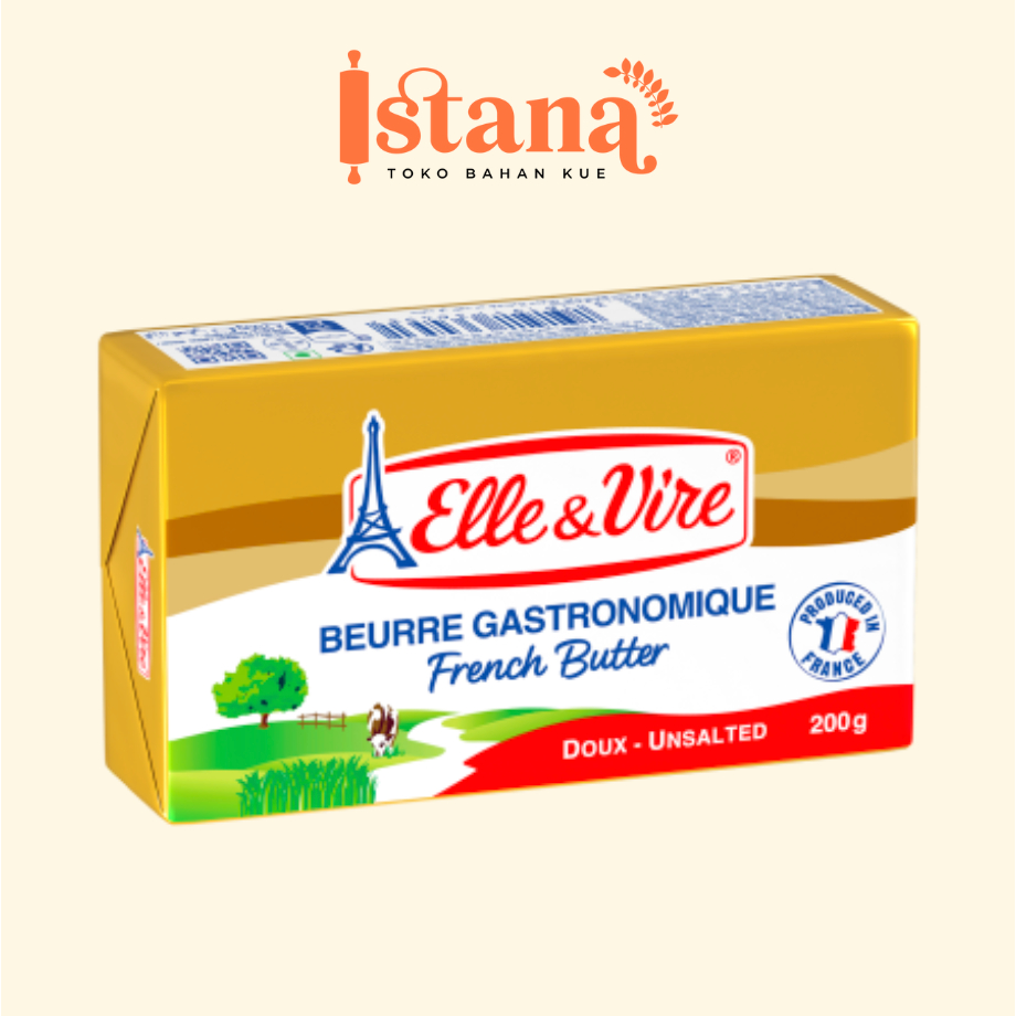

ELLE & VIRE UNSALTED BUTTER 200 GR