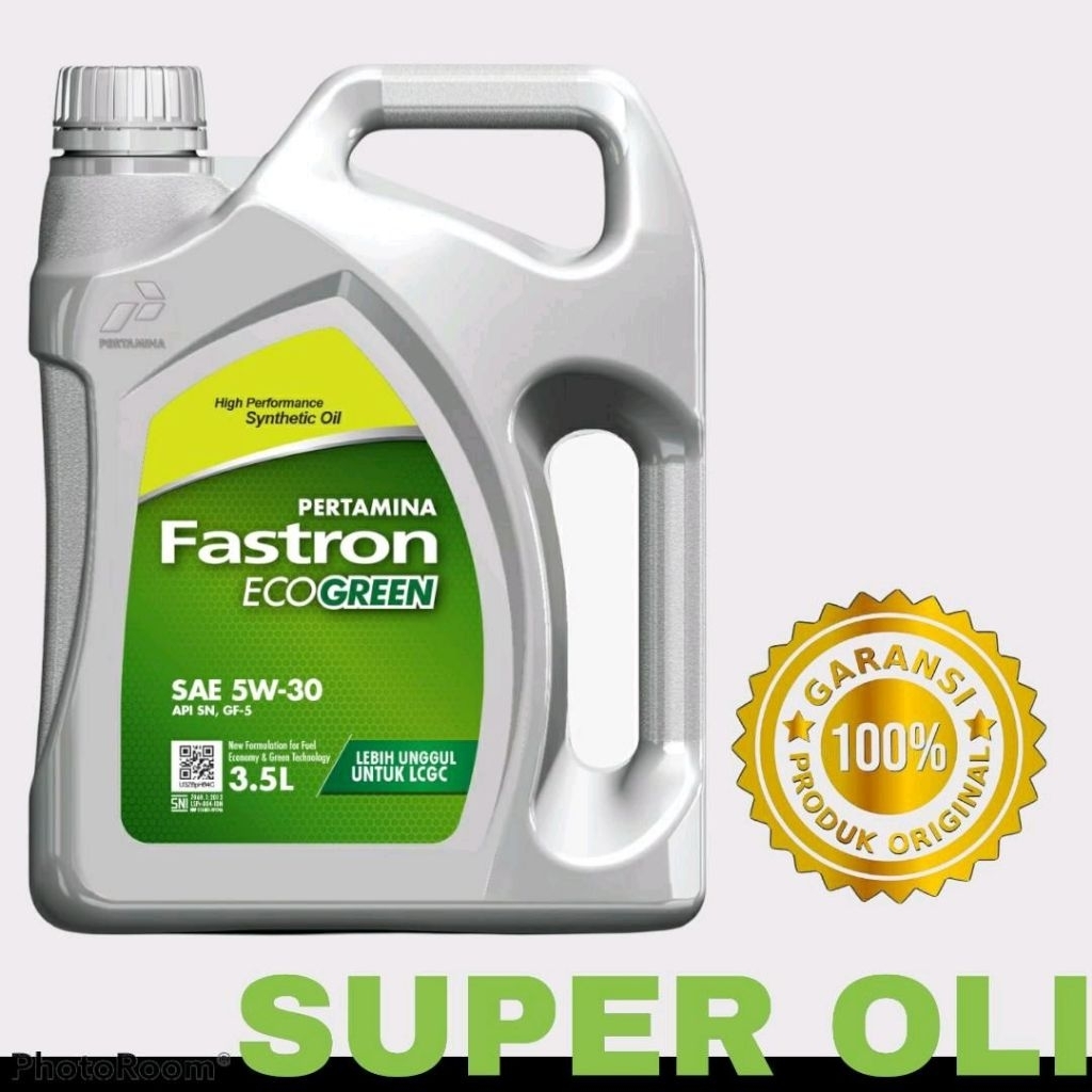 Oli Mobil Fastron ECO Green 5W30 ( Mobil 1200cc LCGC) Brio Agya Ayla 3.5 liter