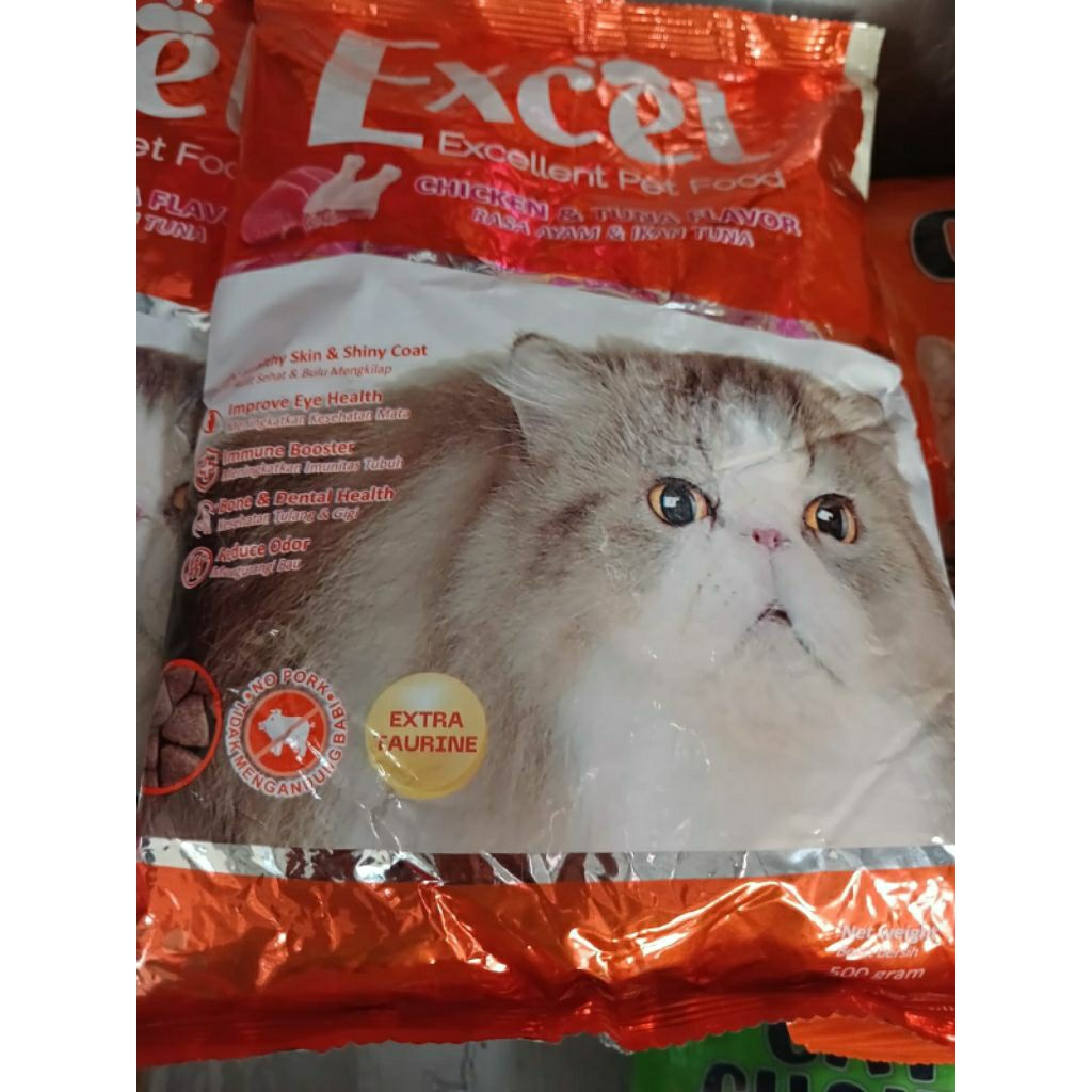 

Excel Segitiga Chicken & Tuna Flavor Rasa Ayam & Ikan Tuna