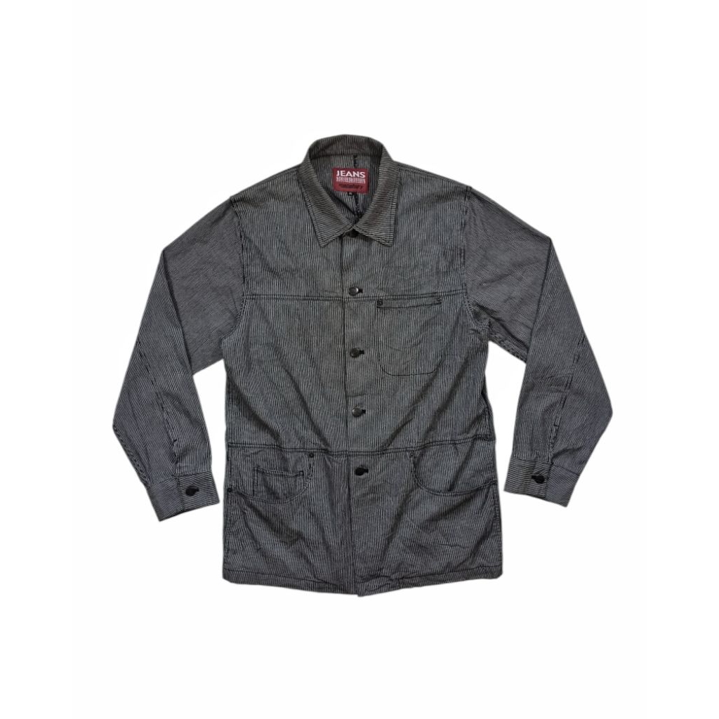hickory stripe chore jacket