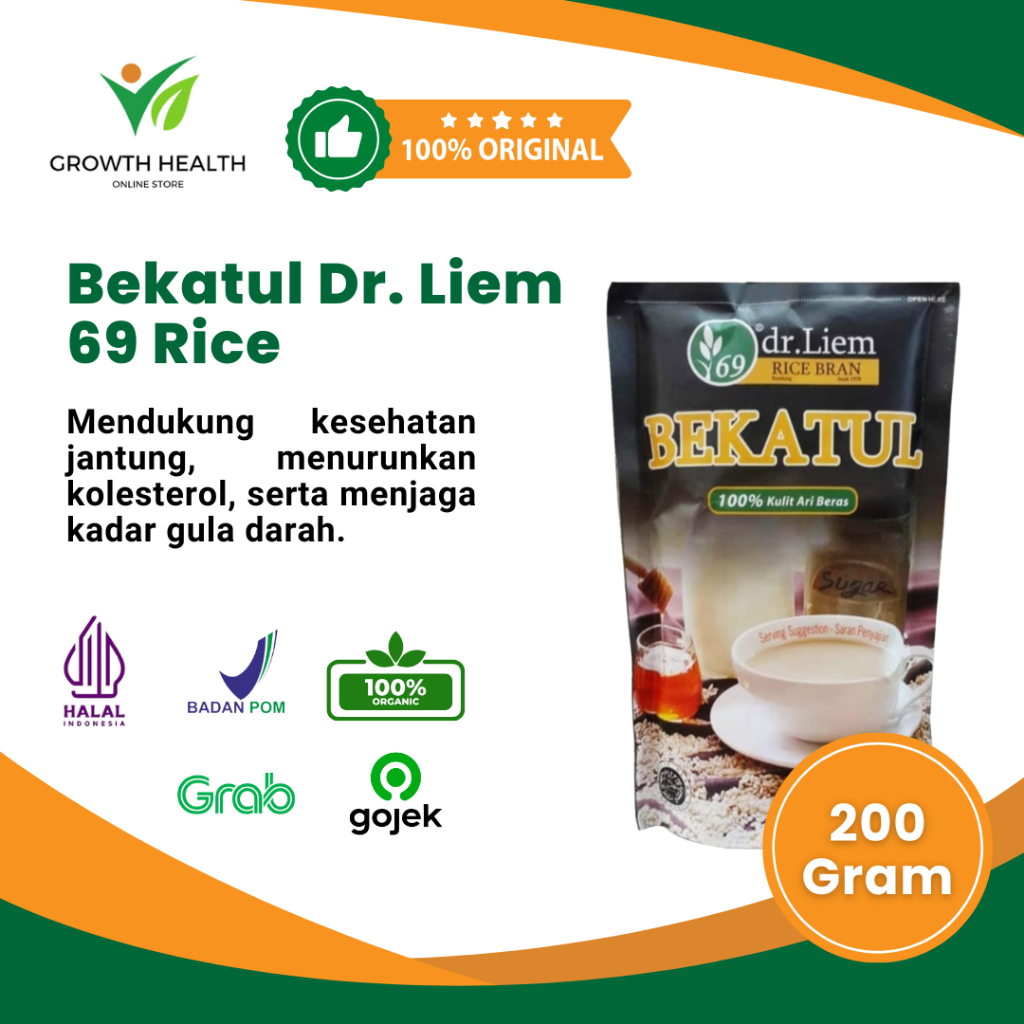 

Bekatul dr. Liem 69 Rice Bran 200 gr - Herbal Multi Manfaat