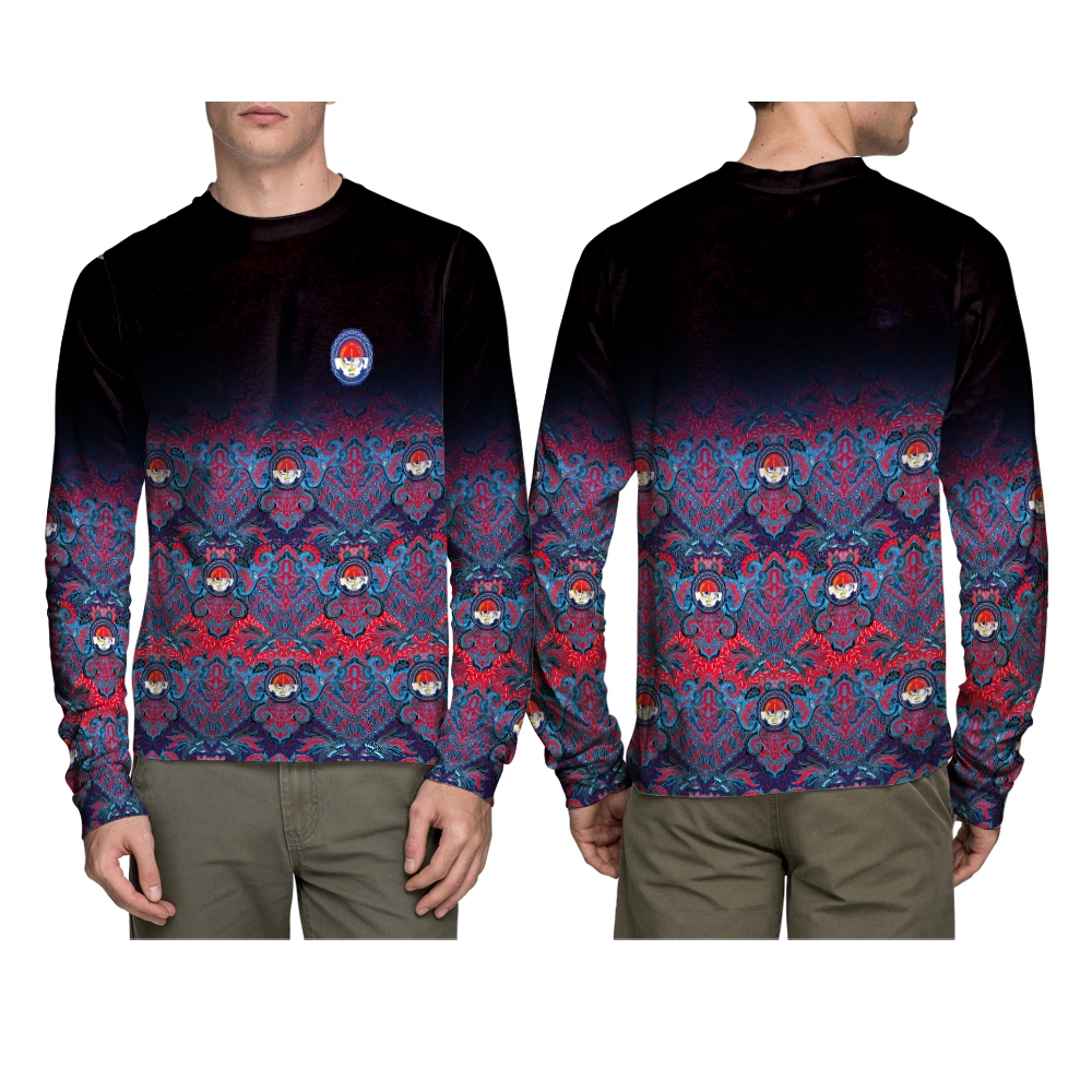 BAJU BATIK PPDI KAOS LENGAN PANJANG PRIA FULLPRINTING