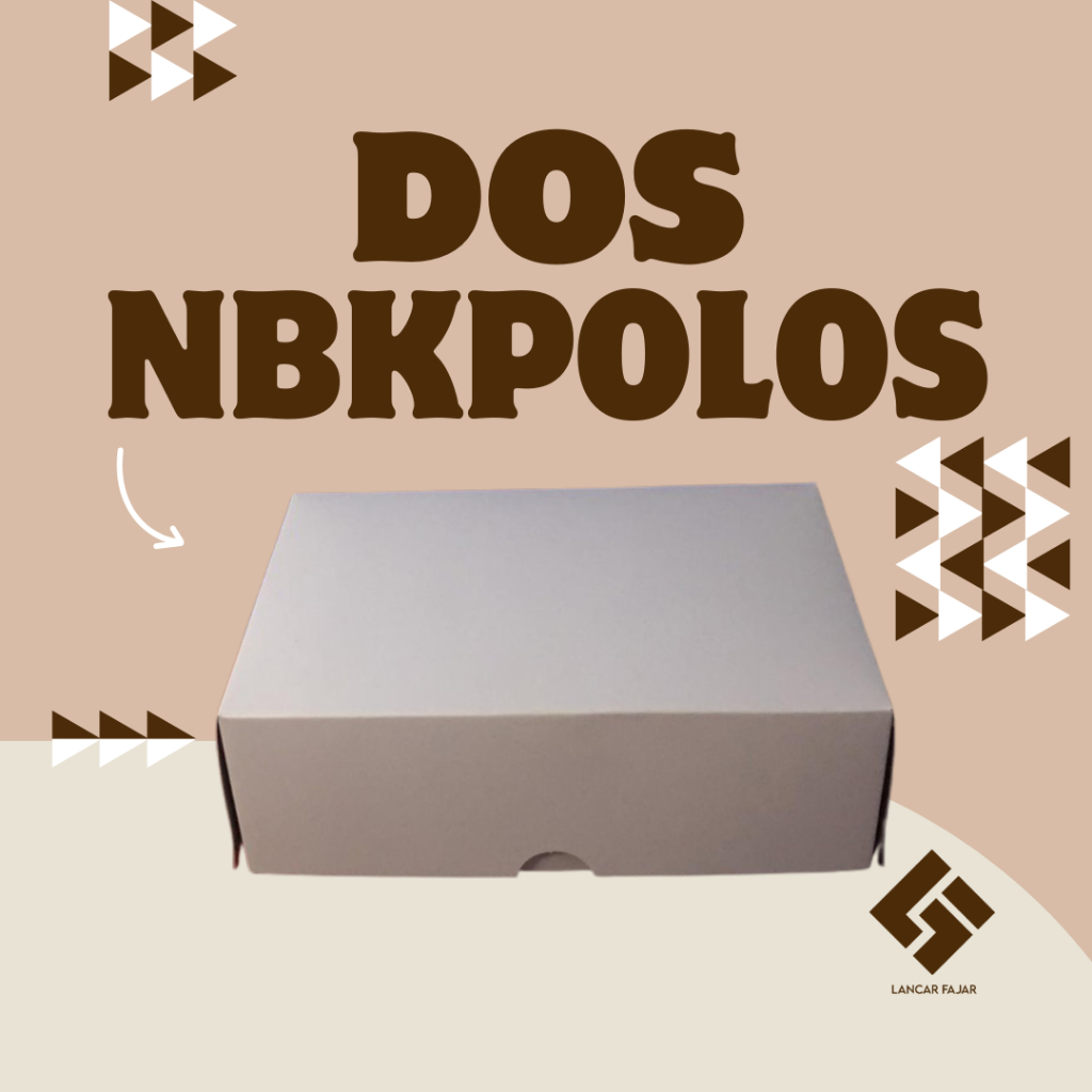 [100 lembar]  Dos Snack Coklat NXB AP B-Kraft 310 kerdus coklat / kerdus snack / dos nasi / kerdus n