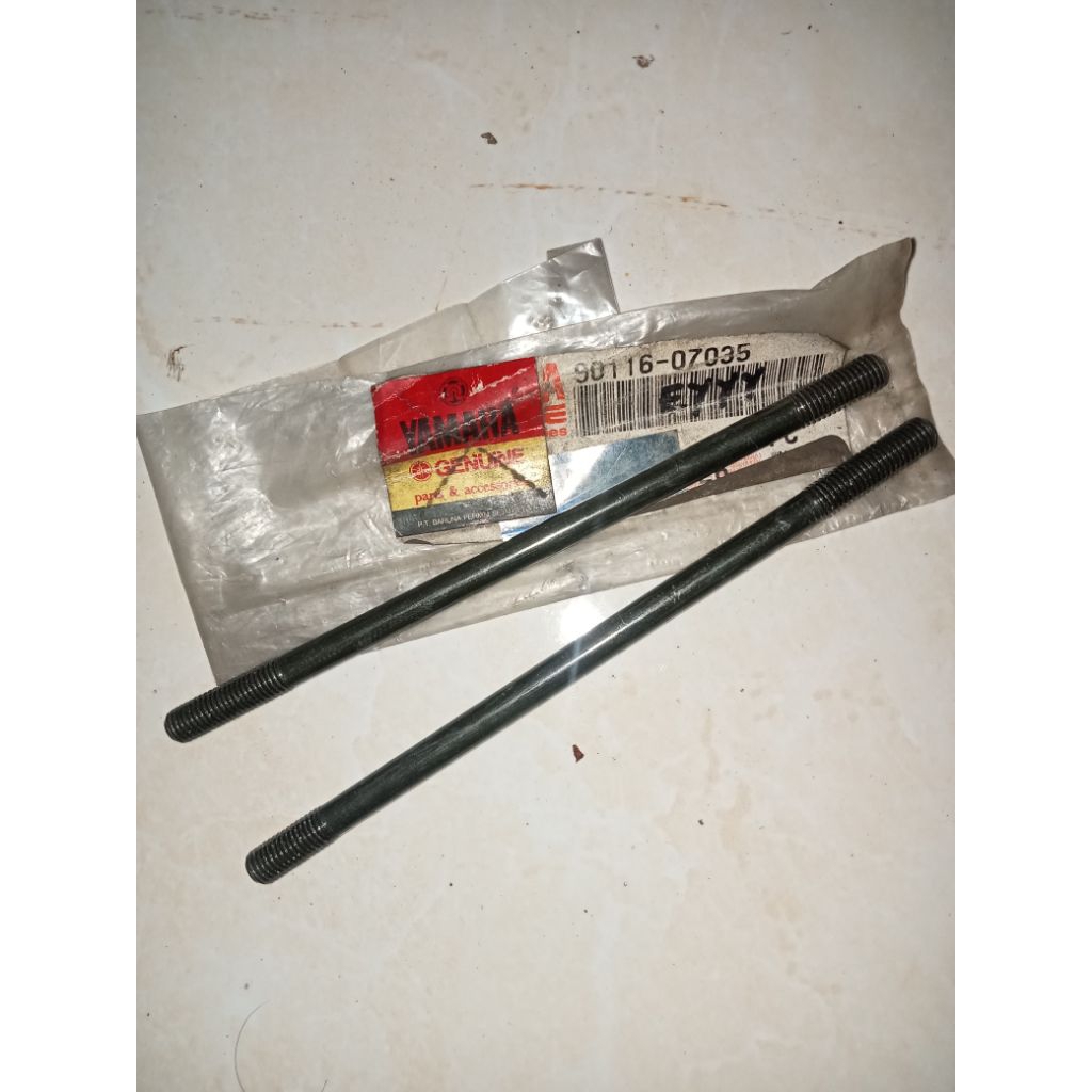 baut tanam silinder blok yamaha l2 super l2g l2s l2sn original baru