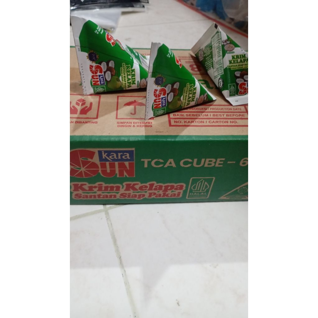 

sun kara santan 65 ml 1 dus isi 36