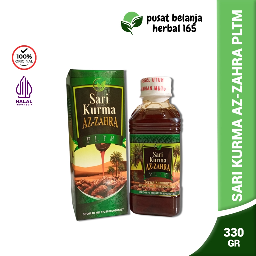 Sari Kurma Az-Zahra Platinum / PLTM - Madu Sari Kurma Platinum 330 Gr ORIGINAL (kemasan baru)
