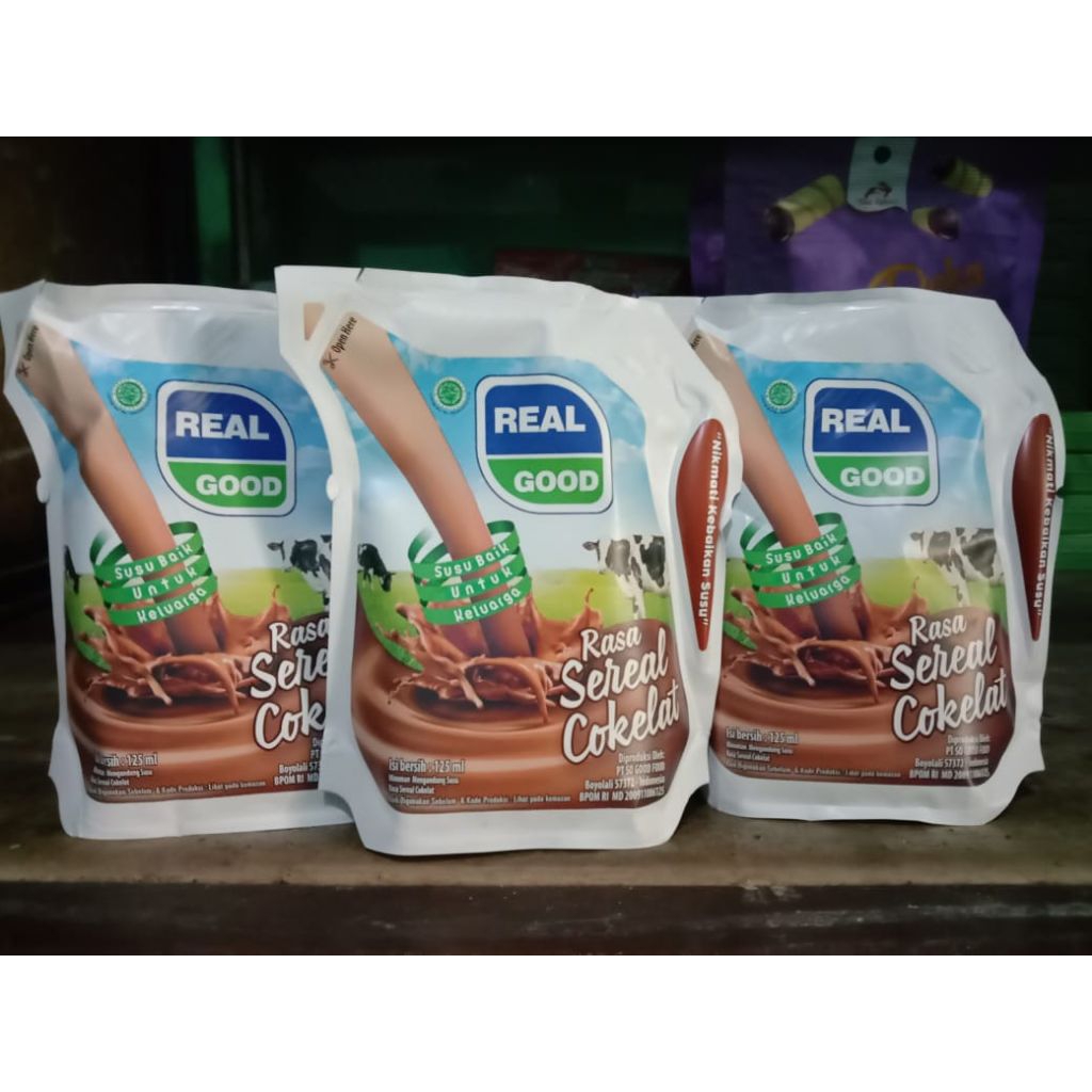 

Susu Real good pouch 125ml