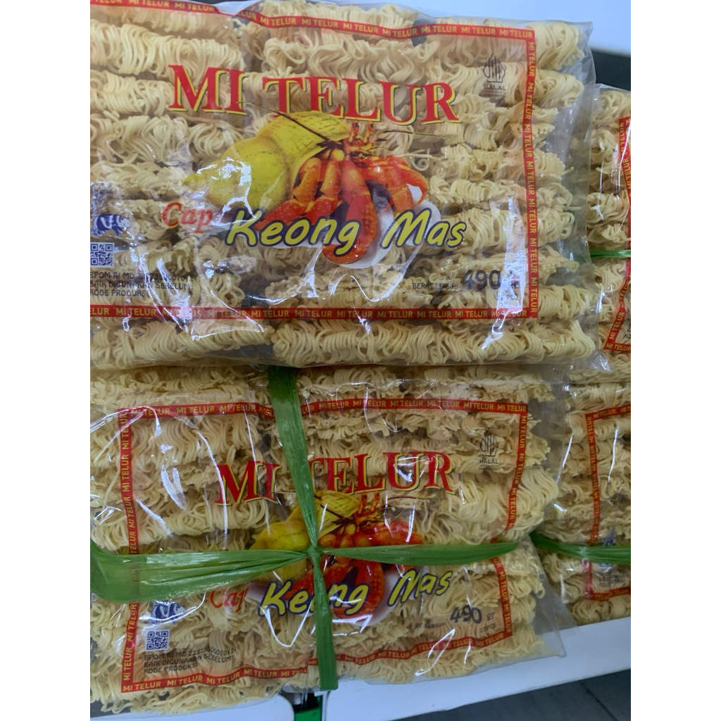 

mie telur cap keong mas 490gr
