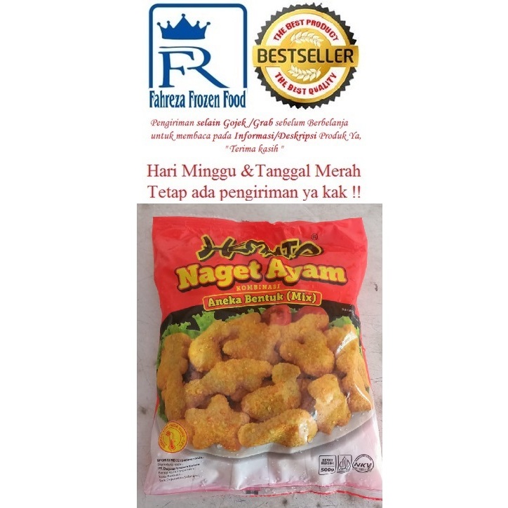 

Hemato Naget Ayam Bentuk MIX 500 Gram Harga Diskon