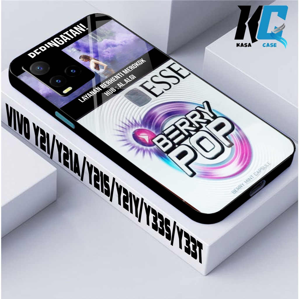 KASA CASE - Case VIVO Y21/Y21S/Y21T/Y33S/Y33T  Fashion ROKOK mix Fashion terbaru Case Flwr Casing Hp