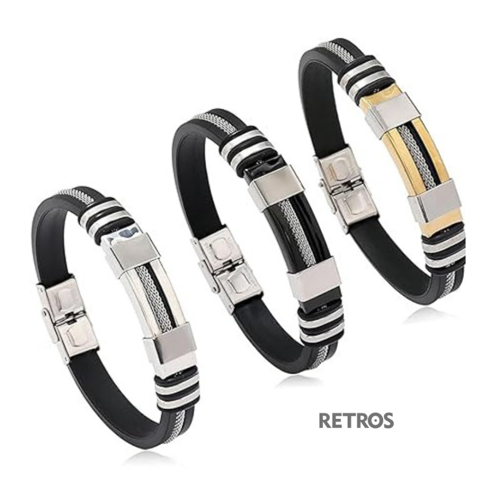 Gelang Kulit Arne Pria Fashion Casual Kekinian Terbaru Keren | RETROS