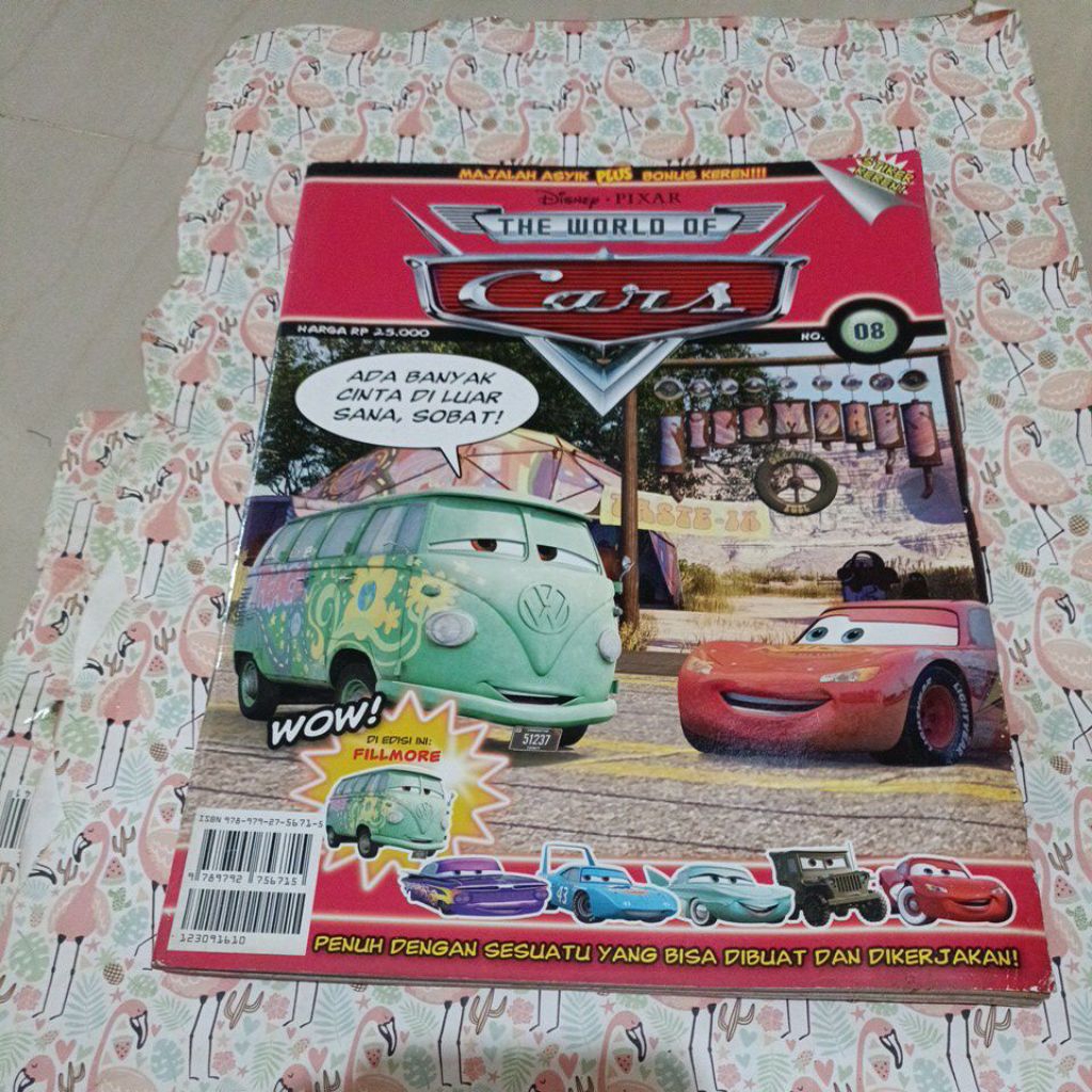 Majalah Disney Pixar Cars No 08