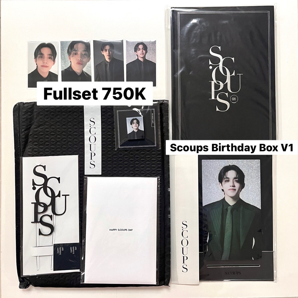 SCOUPS Birthday Box Versi 1 fullset unsealed