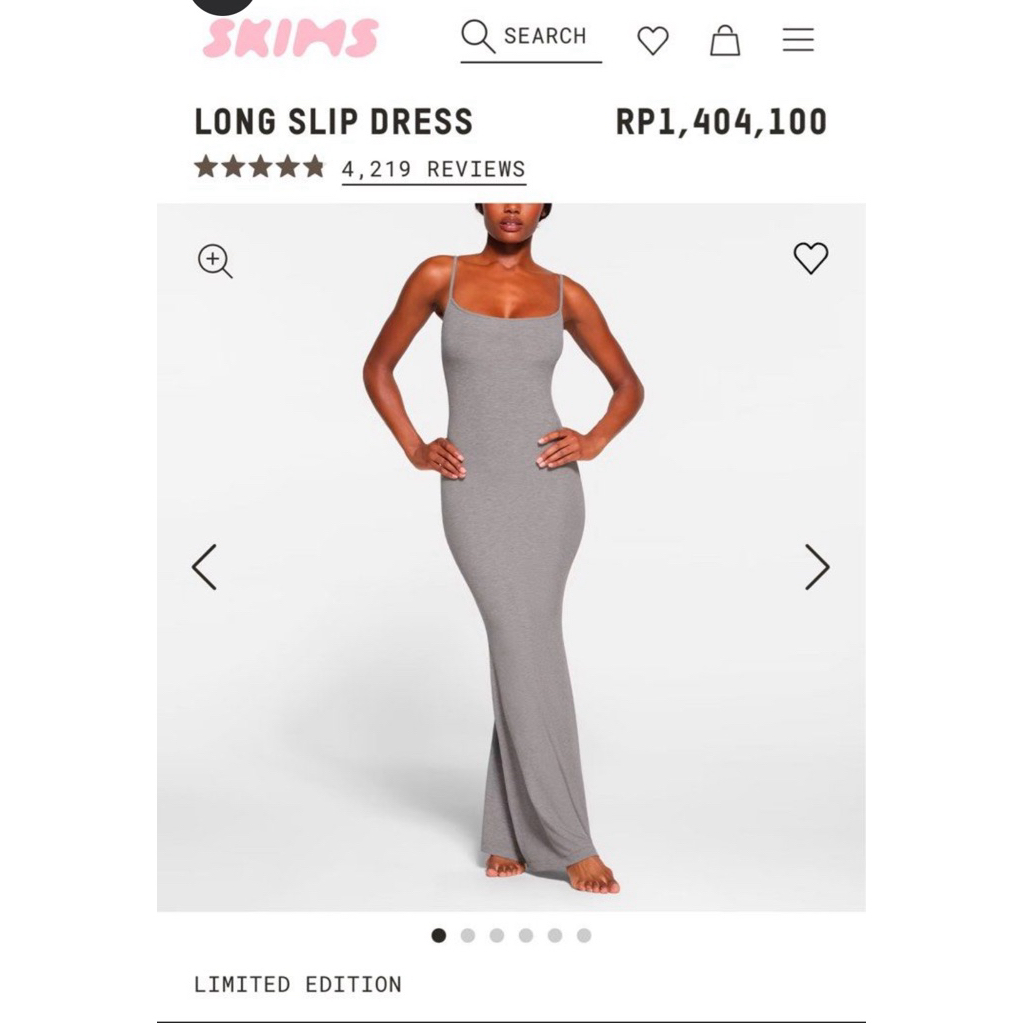 SKIMS LONG SLIP DRESS