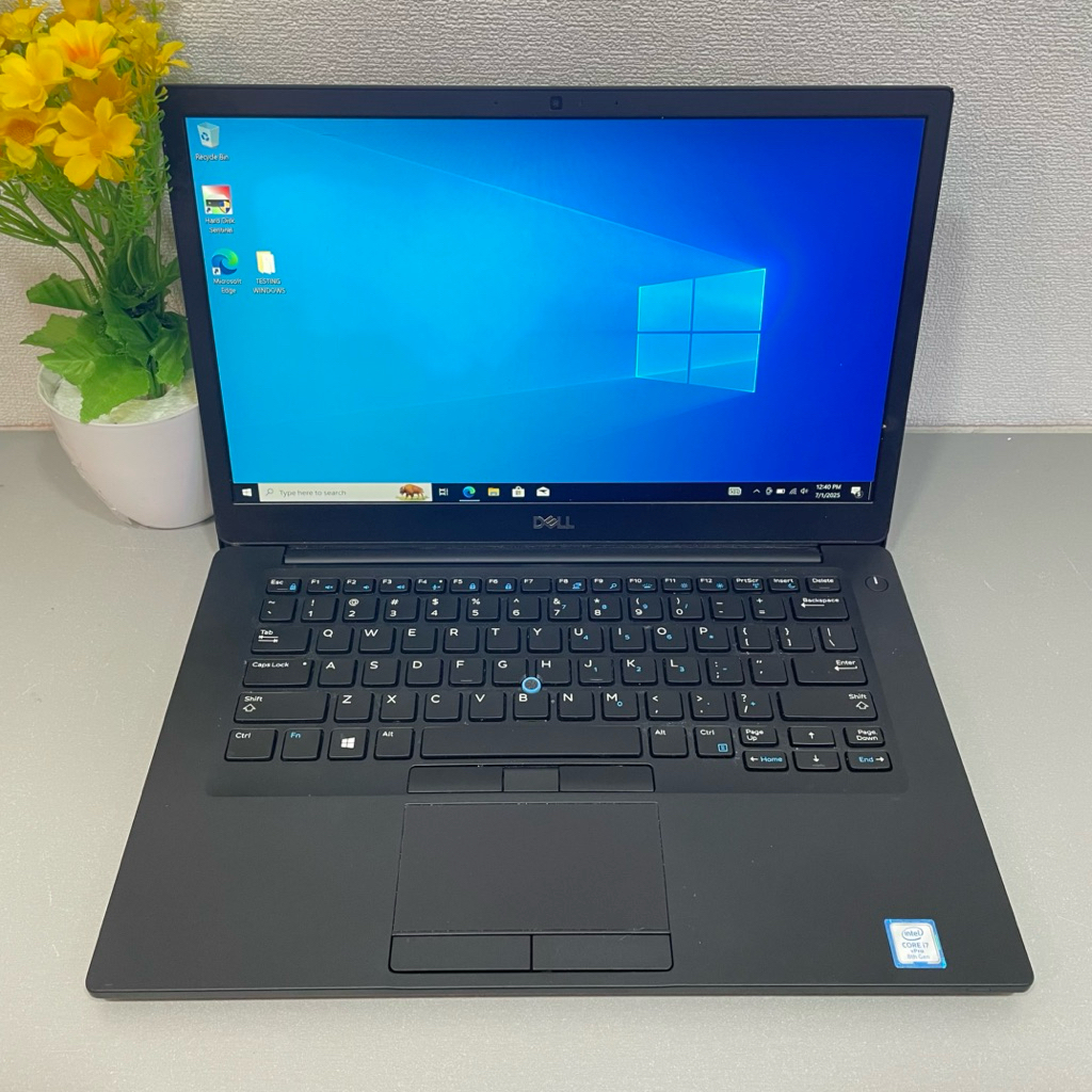 LAPTOP DELL LATITUDE 7490 RAM 16GB SSD 256GB INTEL CORE I7 GEN 8 SECOND GARANSI