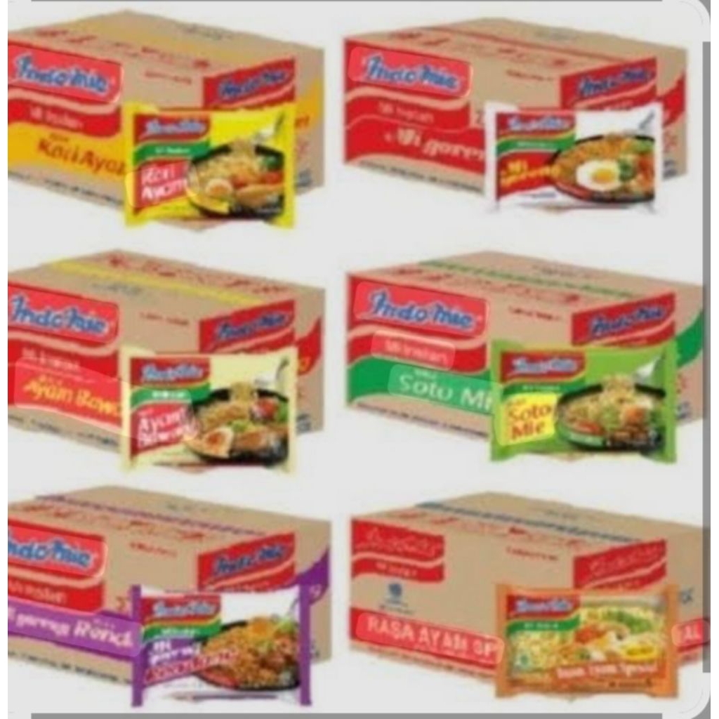 

indomie Rebus dan indomie Goreng 1 dus isi 40pcs