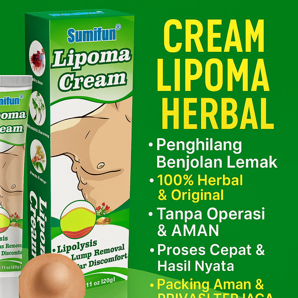 Obat Oles Lipoma Krim Penghilang Kelenjar Lemak Alami