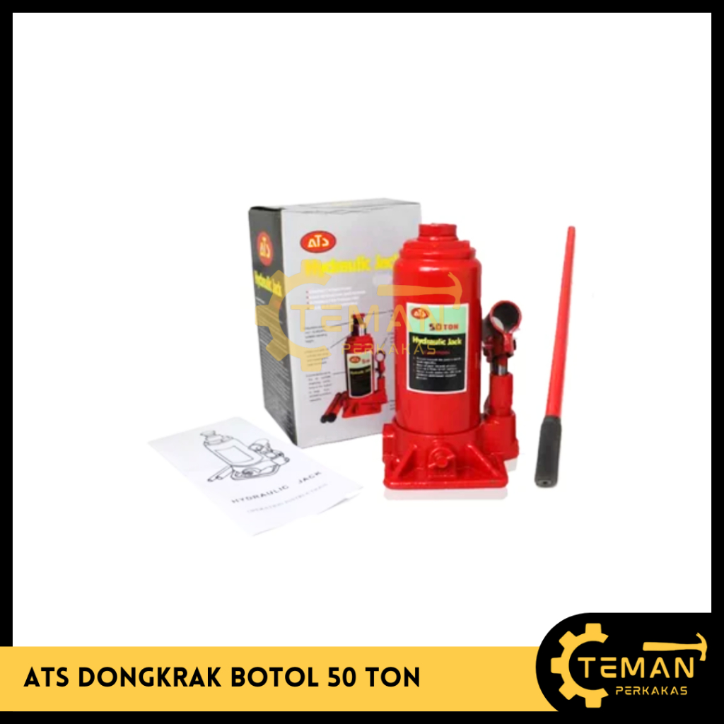 ATS Dongkrak Botol 50 TON / Hydraulic Jack 50 Ton / Dongkrak 50 Ton Botol